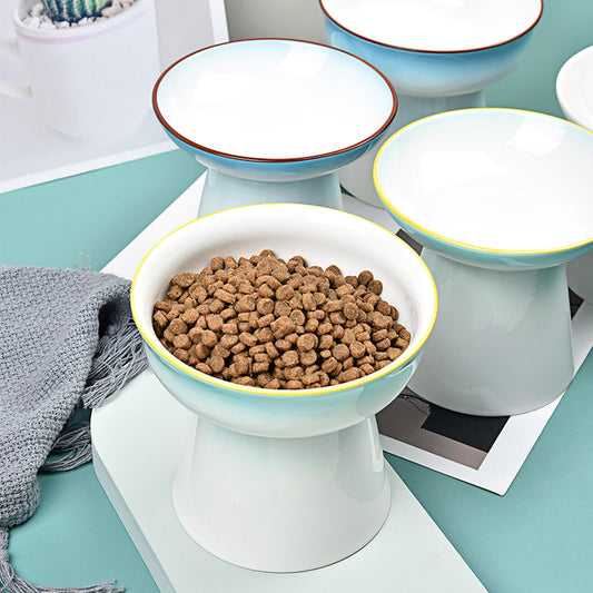 Cat Food Bowl Anti Overturning Dog Bowl